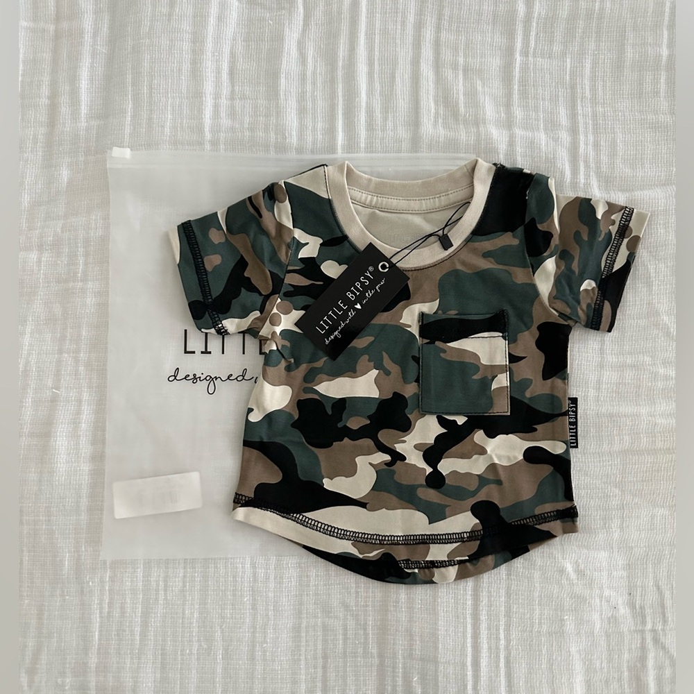 Little Bipsy Camo Tee - Baby